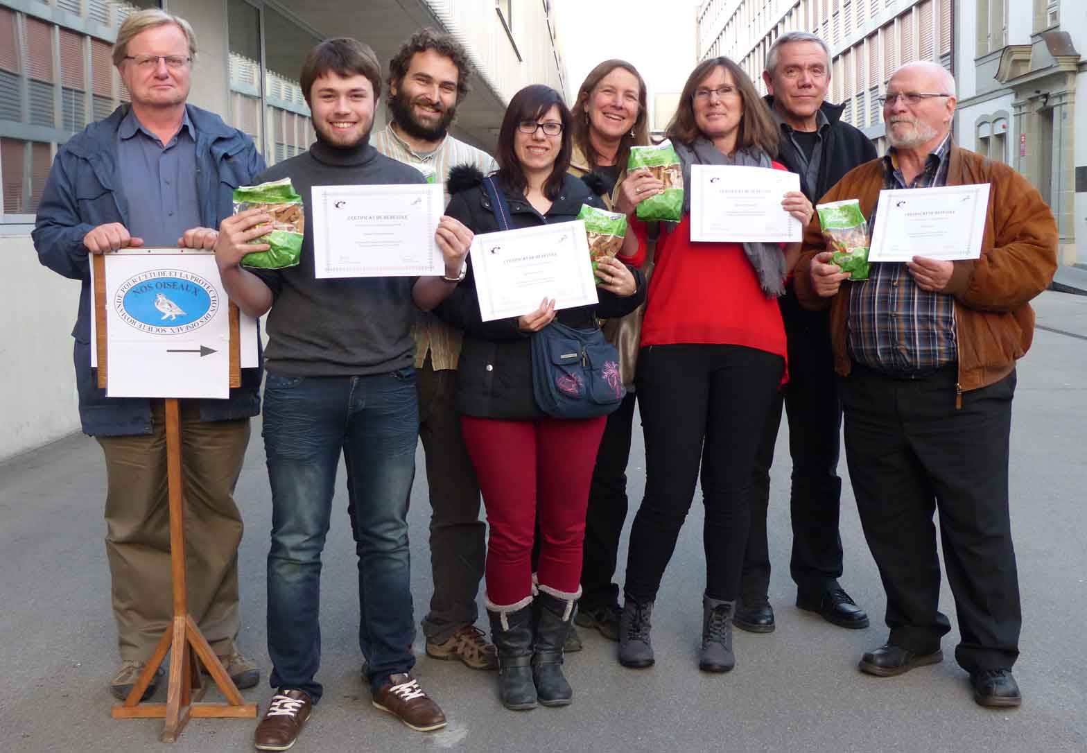 Equipe Projet Balbuzard à l'Assemblé générale de Nos OIseaux