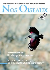 Couverture revue Nos Oiseaux mars 2023